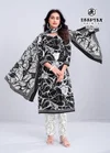 Aaliza Black & White Vol 4 By Deeptex Readymade Kurti Pant With Dupatta
